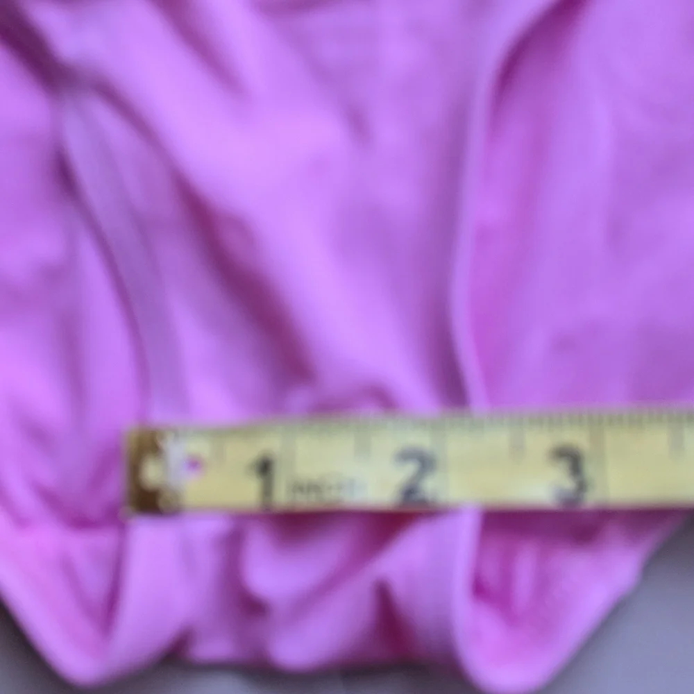 Body swimwear pink ruffle bikini size 10 bottoms polyester